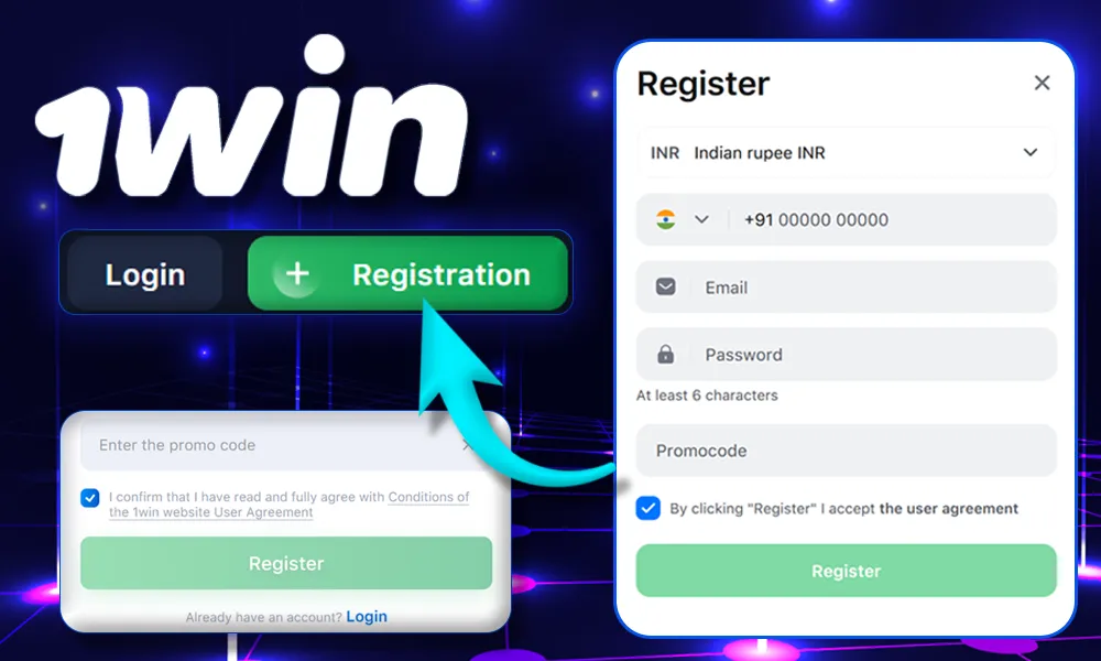 1win Registration and Login in India